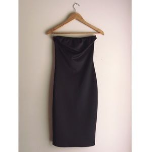 Black tube dress